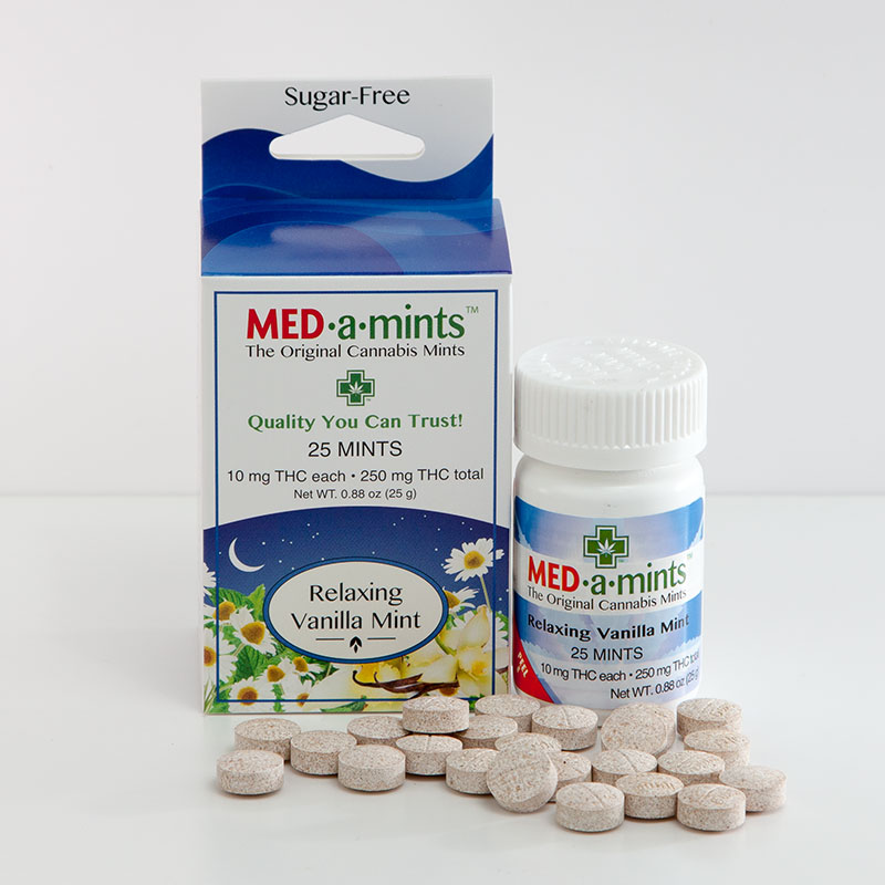 Medamints - Relaxing Vanilla Cannabis Mints